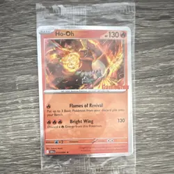 Pokemon Ho-Oh Chaos Rising GameStop Promo Stamped - Image 1