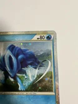 Pokemon - Suicune HGSS21 HGSS Promo (2010) - Holo Promo with SWIRL 🌀 - NM - Image 2