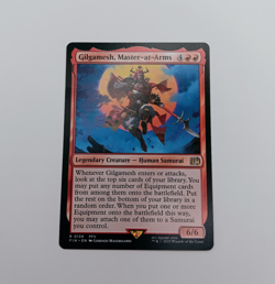 Gilgamesh, Master-at-Arms MTG Rare Magic: The Gathering Final Fantasy 5 FFV Red - Image 1