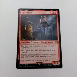 Zell Dincht MTG Rare Magic: The Gathering Final Fantasy 8 FFVIII Red Monk Human - Image 1