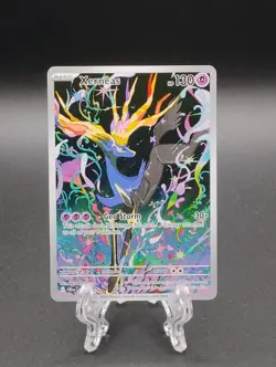 Pokemon TCG Xerneas 091/086 Illustration Rare Full Art Holo Chaos Rising NM - Image 1