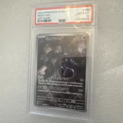 Pokemon TCG Mewtwo 183/165 AR SV2a JP PSA 10 GEM MINT - Image 2