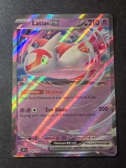 Latias ex 076/191 NM Surging Sparks Double Rare Pokemon - Image 1