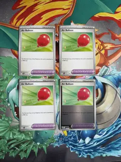 Air Balloon - 181/217 - Ascended Heroes - Playset (3x regular 1x Reverse holo) - Image 1