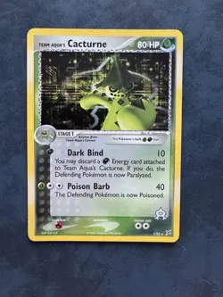 Pokemon Card – Team Aqua’s Cacturne Holo – 1/95 Holo – Team Aqua vs Team Magma - Image 1