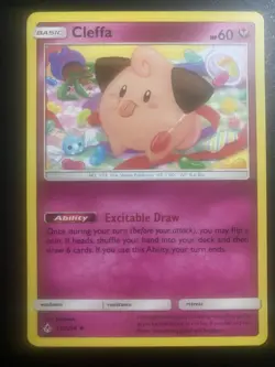 Cleffa 131/214 Uncommon Suna & Moon Unbroken Bonds NM/LP Pokemon Card - Image 1