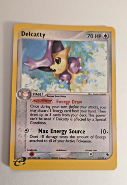 Pokemon Delcatty Ruby and Sapphire Holo Card 5/109 - Image 1