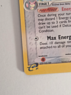 Pokemon Delcatty Ruby and Sapphire Holo Card 5/109 - Image 5