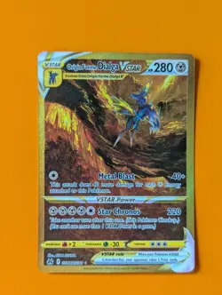Pokemon Origin Forme Dialga VSTAR GG68/GG70 Secret Rare Full Art Holo EN 2023 - Image 1
