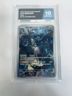 Pokemon N's Zekrom 031 Black Star Promo Sequential Ace 10 💎 Gem Mint - Image 1