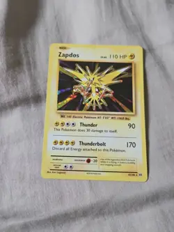Pokemon TCG Zapdos Evolutions 42/108 Reverse Holo Rare - Image 1
