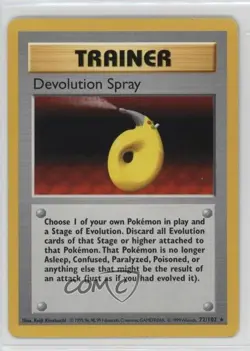 Devolution Spray Shadowless Pokemon Base Set #72 1999 - Image 1