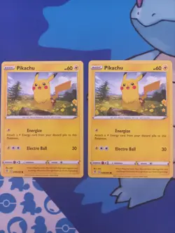 2 x Pikachu 049/203 - Pokemon Evolving Skies, English - Image 1