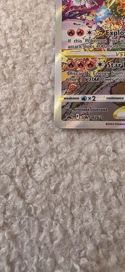 Charizard VSTAR SWSH262 Alternate Art Full Art Black Star Promo Pokemon Card - Image 4