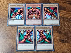 YUGIOH Exodia The Forbidden One Complete Set LDK2 MINT - Image 1