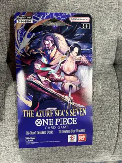 One Piece TCG The Azure Sea’s Seven OP-14 Sleeved Booster Pack Lot Of 50 Sealed - Image 3