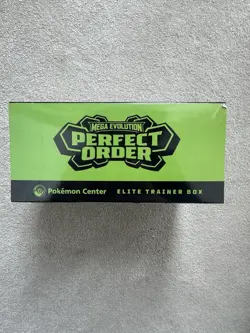 Pokemon TCG Mega Evolution Perfect Order Pokemon Center ETB New&Sealed! Not Mint - Image 3