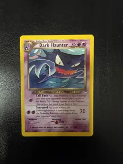 Dark Haunter 36/105 Neo Destiny (2002) Pokemon Card - LP - Image 1