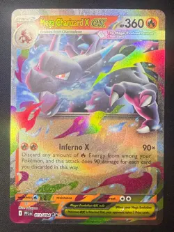 Mega Charizard X Ex 013/094 | Phantasmal Flames | RR Holo | Pokemon Card | NM - Image 1