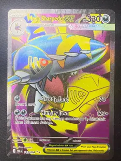 Mega Sharpedo ex 113/094 | Phantasmal Flames | Pokemon Card TCG | NM - Image 1