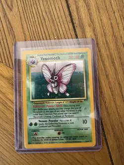 Pokemon TCG Venomoth Jungle Holo Card 13/64 Unlimited Rare, 1999 Edition - Image 5