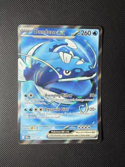 NM Dondozo ex 211/182 Destined Rivals Ultra Rare Pokemon Card - Image 1