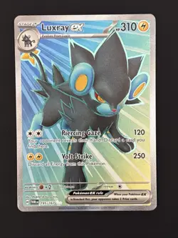 Pokemon Cards Luxray ex 195/167 Twilight Masquerade Ultra Rare NM - Image 2