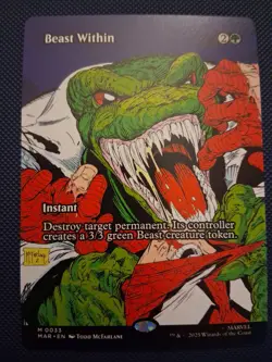 Spider-Man Magic The Gathering Arachnogenesis Savage Beating Terminate Beast Wit - Image 5