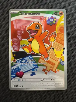 Charmander 038 Full Art Promo First Partner Collection 30th Anniversary Pokemon - Image 1