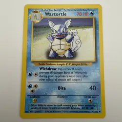 Pokemon TCG Wartortle 42/102 Uncommon Base Set Unlimited 1999 WOTC NM/LP - Image 1