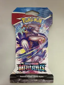 2021 | Pokemon | Sword & Shield: Battle Styles Sleeved Booster Pack | Sealed 820650808197 - Image 1