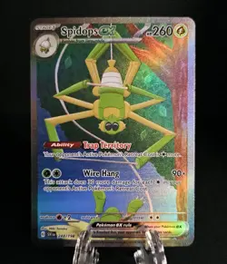 The Pokemon Company Spidops ex 243/198 SV01 Full Art Holo Eng 2023 260 HP - Image 1