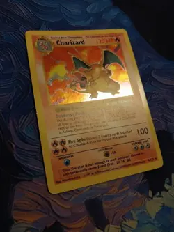 Pokemon TCG Shadowless Charizard ~ Base Set ~ LP - Image 2