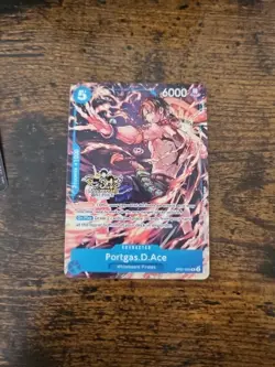 Portgas.D.Ace OP07-053 Alt Art 3rd Anniversary Stamped Promo One Piece TCG NM - Image 1