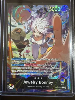 Jewelry Bonney EB04-001 OP15 Leader Gear 5 Alternate Art One Piece Card English - Image 1