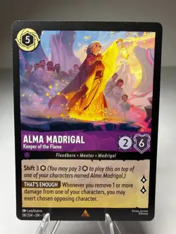Alma Madrigal - Keeper of the Flame 58/204 Rare Disney Lorcana Wilds Unknown - Image 1