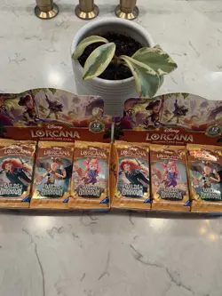 ~Disney Lorcana Wilds Unknown 48 Booster Packs OPENED~ Please Read - Image 1