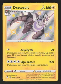 Dracozolt SV045/SV122 Pokemon TCG Shining Fates: Shiny Vault NM - Image 1