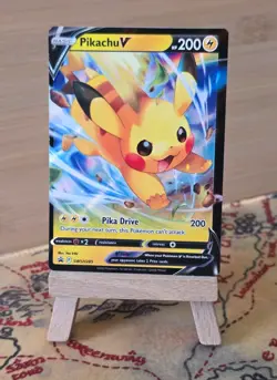 Pikachu V SWSH285 SWSH Black Star Promo Pokemon TCG Card - Image 3