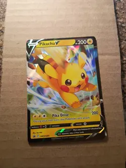 Pikachu V SWSH285 SWSH: Sword & Shield Black Star Promo Cards Holo Pokemon - Image 1