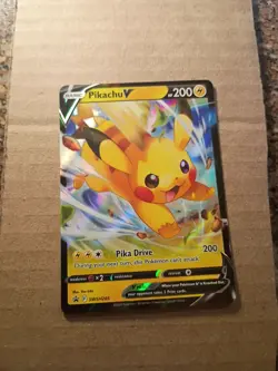 Pikachu V SWSH285 SWSH: Sword & Shield Black Star Promo Cards Holo Pokemon - Image 3