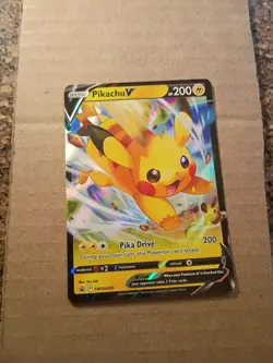 Pikachu V SWSH285 SWSH: Sword & Shield Black Star Promo Cards Holo Pokemon - Image 4