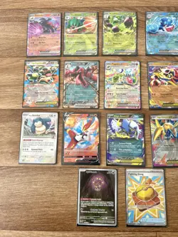 Pokemon Card Bundle 17 V EX Full Art Holo Rare Job Lot Collection Mixed Bundle - Image 3
