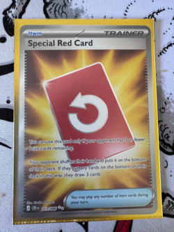 Special Red Card 113/086 - Chaos Rising Pokemon Card - NM - Image 1
