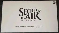 Brain Dead Lands Rainbow Foil Sealed Secret Lair MtG Magic the Gathering - Image 1
