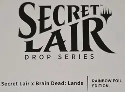 Brain Dead Lands Rainbow Foil Sealed Secret Lair MtG Magic the Gathering - Image 3