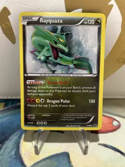 Rayquaza XY64 Pokemon XY Promo Holo Rare Card MP - Image 1