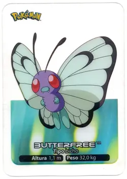 BUTTERFREE #012 LAMINCARD COLECCION POKEMON LAMINCARDS 2005 EDIBAS (USADA) - Image 1
