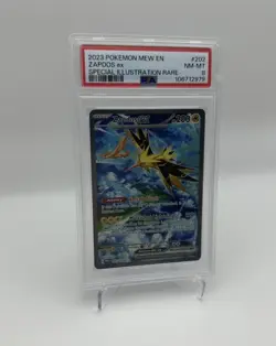 Zapdos EX 202/165 - Pokemon TCG - SV 151 - Special Illustration Rare - PSA 8 - Image 2