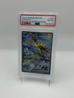 Zapdos EX 202/165 - Pokemon TCG - SV 151 - Special Illustration Rare - PSA 8 - Image 3